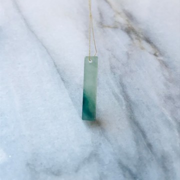 翡翠吊墜　墜飾　緬甸產　綠色