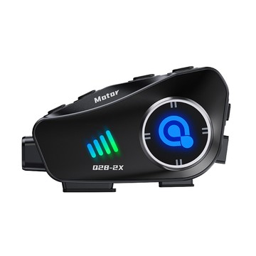 DTAudio 【套組】Q28X 對講版安全帽藍牙耳機 含64GB記憶卡｜行車紀錄器 照相機 IPX6防水 藍牙耳機 CVC降噪