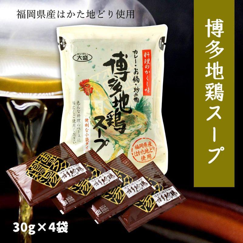 大盛食品 博多 地鶏 スープ 120g(30g×4袋)