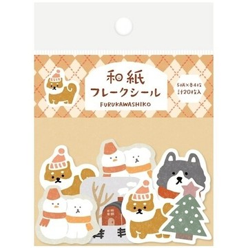 【JAFN】台灣現貨🔥日本 古川紙工 剪貼簿裝飾品 和紙片裝貼紙 貓咪