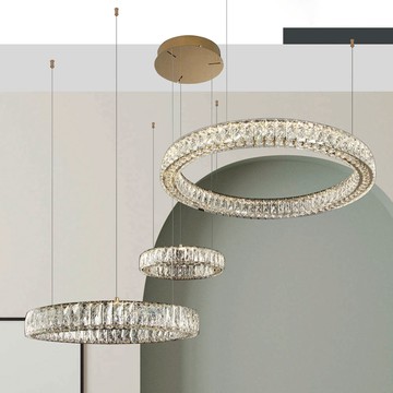 LED 三色變光 水晶吊燈 11-20051