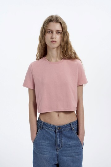 Studio Doe - 露腰鬆身方塊Tee