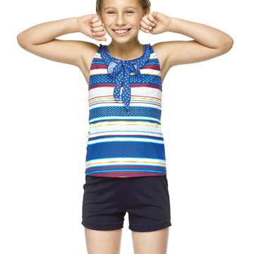 聖手牌 兩件式少女泳裝 A82419