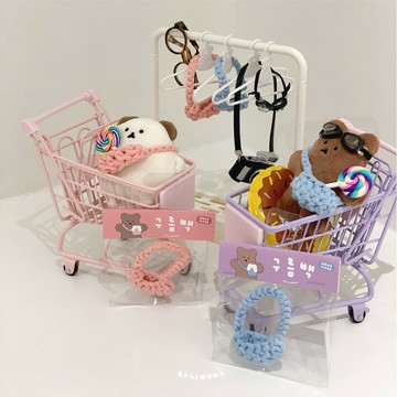 【預購】Chani Bear 차니베어 手工製作 雲朵包 小熊毛衣 相機 護目鏡 小包包 游泳圈 玩偶配件