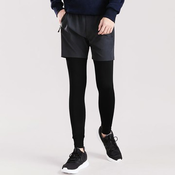 超極暖.石墨烯.發熱內搭褲【HEATPUSH】升溫內磨毛發熱褲-男裝