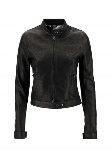 Kb Milano - Biker Jacket 500 - Woman It@40 - Womens - Black