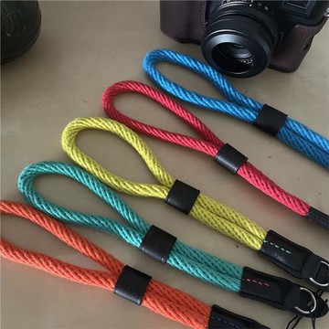 camin 棉織快拆款腕帶適用富士x100v/理光gr/索尼黑卡相機手腕帶
