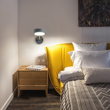 希維爾北歐現代簡約床頭燈創意臥室書房走廊墻壁燈家用led壁燈