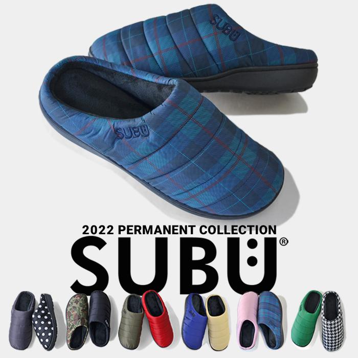 SUBU スブ サンダル SANDAL スリッポン 秋冬のサンダル ダウン風 