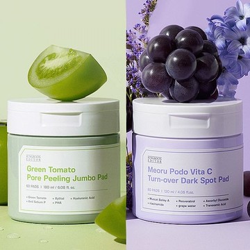 SUNGBOON EDITOR 去角質棉片(60片) 款式可選 綠蕃茄 green tomato【小三美日】 DS021155
