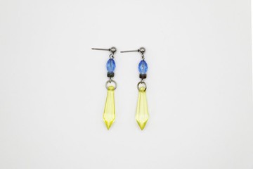 香檸氣泡 _ 透明 壓克力 手工耳環