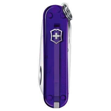 VICTORINOX 瑞士維氏 7用盒裝瑞士刀 VICT-0.6223 5.8cm 透明紫色 輕巧便攜  1支