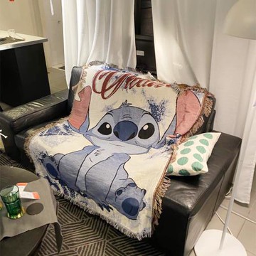 卡通動漫單人沙發毯沙發巾兒童房幼兒園布置民宿舍裝飾掛毯線毯子