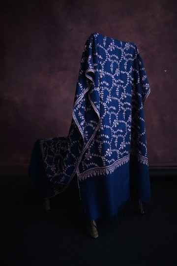 大師手工刺繡 經典 喀什米爾 圍巾 202610-MS06