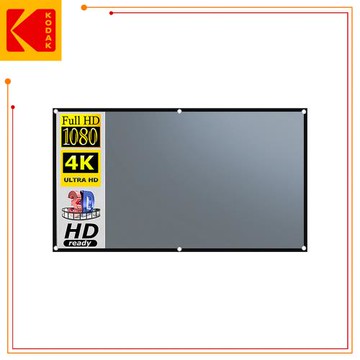 100吋 居家、戶外、露營便攜式金屬抗光投影布幕 適用於KODAK 柯達投影機系列