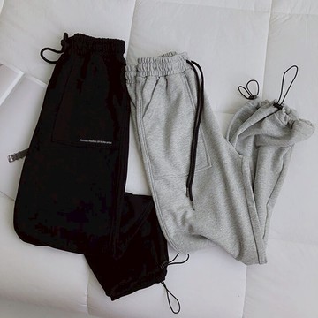 哈倫束腳褲女春秋新款韓版高腰顯瘦薄款休閑衛褲子百搭寬松運動褲