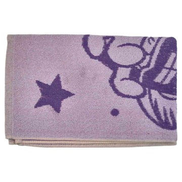 LIFE 來福牌 耍酷加菲貓浴墊 100%棉  71 x 46cm  紫色  1條