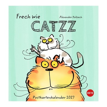 Catzz 貓生語錄 2027月曆×明信片桌曆