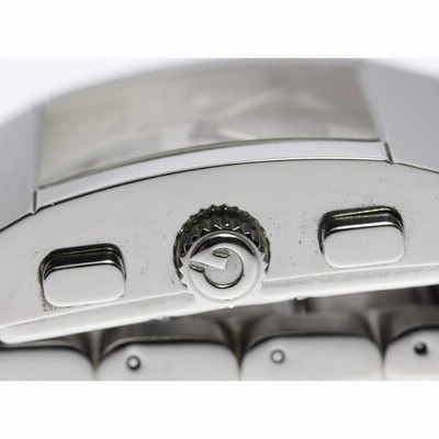 GUCCI】グッチ スクエア クロノグラフ デイト 7700 クォーツ