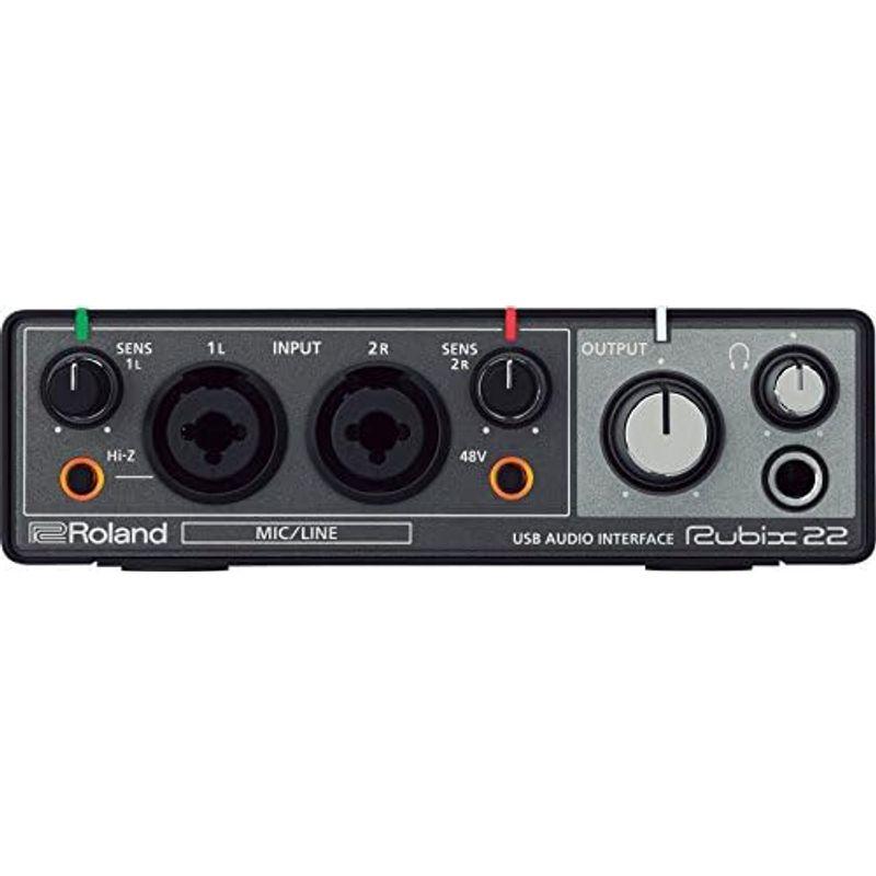 オーディオ機器 まとめ買いRoland ローランド USB オーディオインターフェース Rubix22 ２個セット