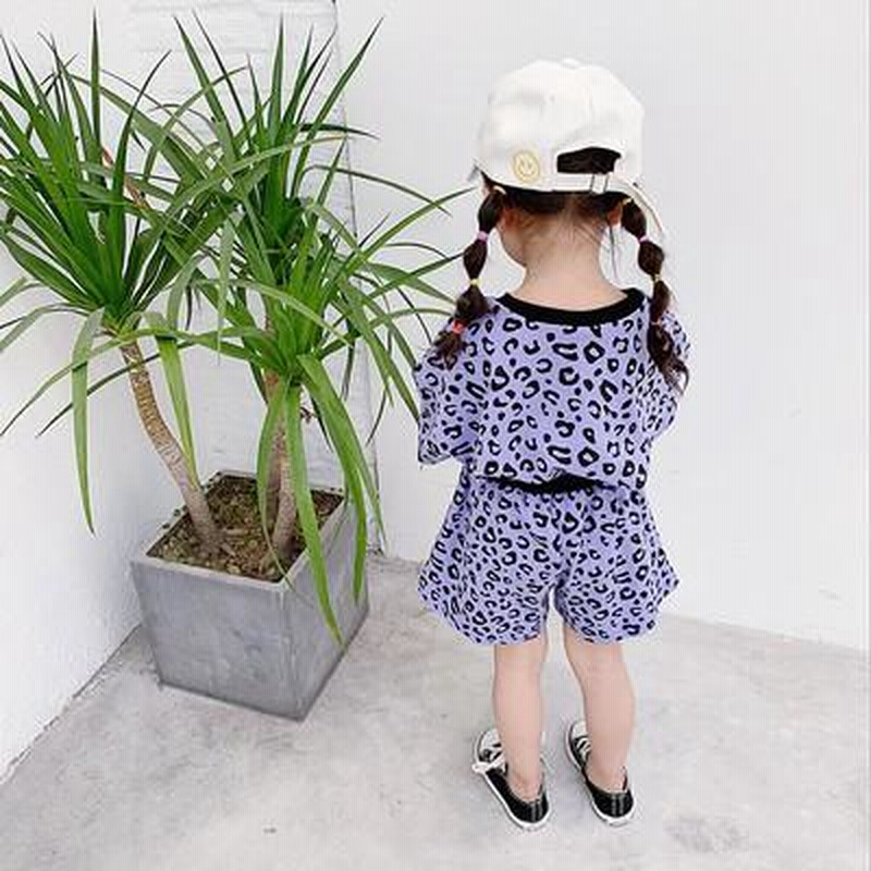 Tシャツ ショートパンツ セットアップ レオパード ヒョウ柄