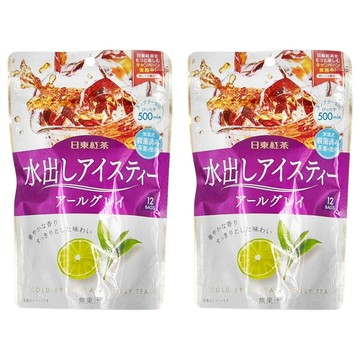 日東紅茶 冷萃紅茶包 伯爵 阿爾勒格雷冰茶  4g  12包  2袋