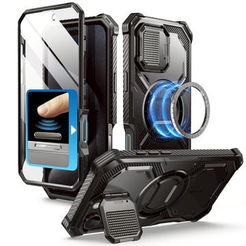 【i-Blason】(含相機鍵)Armorbox iPhone 16系列頂級鏡頭蓋支架軍規防摔殼