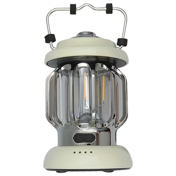 復古 LED 露營燈 CAOL0034 型號 溫暖 3500K 5000mAh 電池容量  米白色  1個