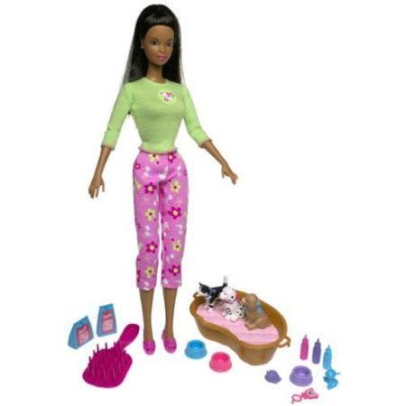 Barbie(バービー) AFRICAN AMERICAN Kennel Care DOLL SET ドール 人形