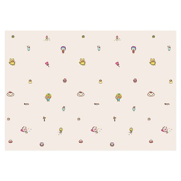PARKLON 我們家多功能遊戲地墊  200 x 140 x 1 cm  小企鵝pororo 米色