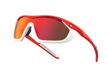 【【蘋果戶外】】720armour B355G-3 消光螢桔紅/灰紅 Analog Pro 運動太陽眼鏡 飛磁換片