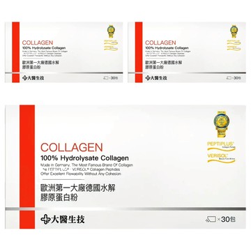 大醫生技 德國水解膠原蛋白粉  6g  30包  3盒