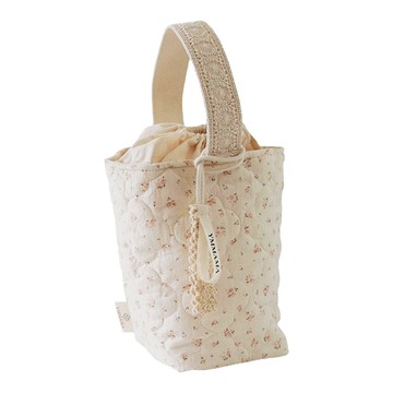 Ymmama 外出散步包  米色 + 粉色  18 x 11 x 22 cm