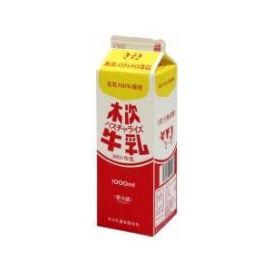 木次乳業有限会社 パスチャライズ牛乳 1000ml