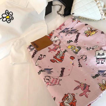ins半身裙女高腰修身A字小短裙韓版20夏季新款仙女一步包臀裙百搭