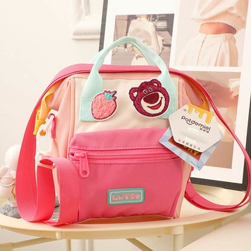 天藍小舖-迪士尼多彩口金斜背/後背包-共4色-$390【A11115452】