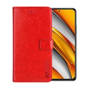 IN7 瘋馬紋 POCO F3 (6.67吋) 錢包式 磁扣側掀PU皮套 吊飾孔 手機皮套保護殼