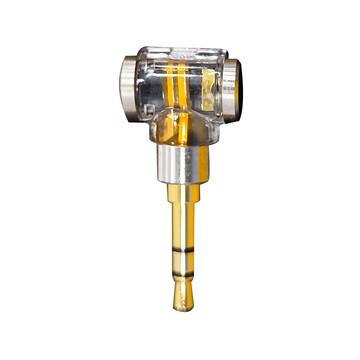 ddHiFi 2.5mm平衡(母)轉3.5mm單端(公)轉接頭  DJ35A  金色