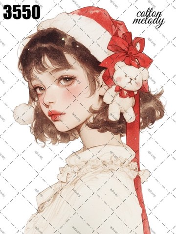 original sticker no.3550 人物貼紙 原創貼紙 原創人物貼紙 裝飾貼紙 cotton melody