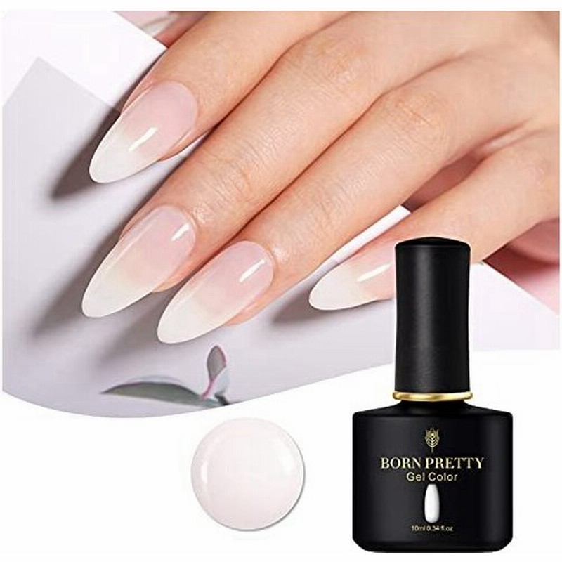 Born Pretty ジェルネイル 乳白色 ホワイト 単品 透明ジェル 透明感あり白い クリスマスネイル クリスマスプレゼント 10ml Uv Le 通販 Lineポイント最大get Lineショッピング