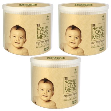 NATURE LOVE MERE 幼兒棉花棒 外用  300入  3盒