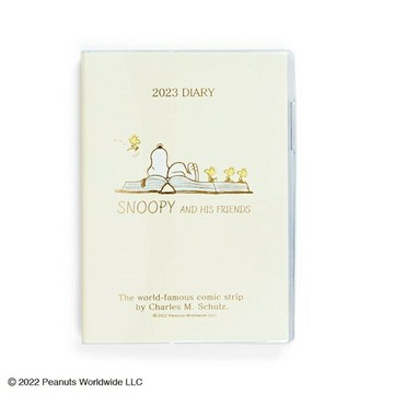 【震撼精品百貨】2023年曆~史奴比Peanuts Snoopy~史奴比Snoopy 2023B6 行事曆手帳本(白書本)*20592