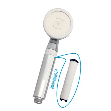 水摩爾WM-777川形水花超級SPA蓮蓬頭(內附濾芯棒)1組 SUPER SPA SHOWER 304面板 螺旋水舞增壓過濾省水標章認證