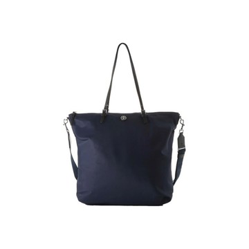 精選★TORY BURCH TB Virginia 拉鍊閉合通勤大容量 織物 女款斜挎單肩包 85063~【夏日美包★菲尼斯 國際精品↘3折起】