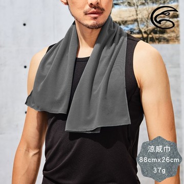 【ADISI】單向導濕速乾運動涼感巾【麻灰】AS24112