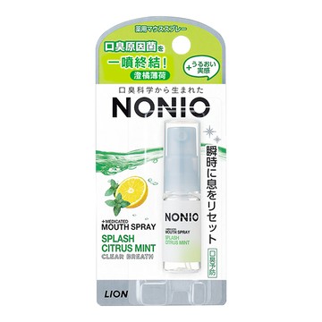 日本獅王NONIO口氣淨涼噴劑5ml-澄橘薄荷