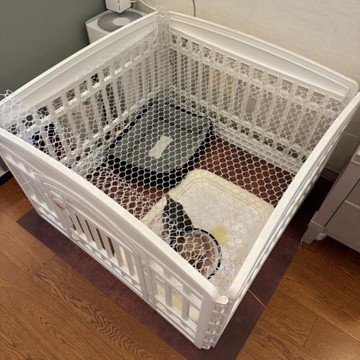 愛麗絲白色狗圍欄適用的防逃網越獄補救網愛麗思狗圍欄適用配件