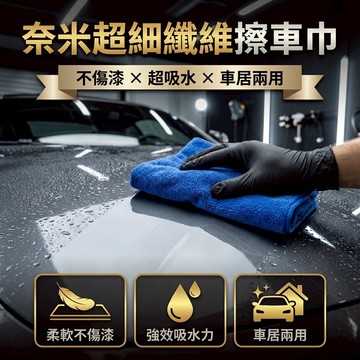 【台灣現貨】 奈米超細纖維抹布 細纖維抹布 洗車抹布 汽車清潔 汽車抹布 汽車吸水毛巾 抹布