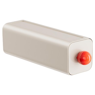 ROYALLIN 蘿林嚴選 壁掛式無痕收納盒 22.5 x 7.5 x 7.5cm 150g  奶油白  1個