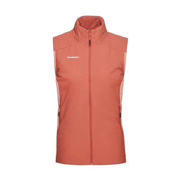 mammut 長毛象 女 rime light  輕量機能化纖立領背心磚紅/石英粉1013-03